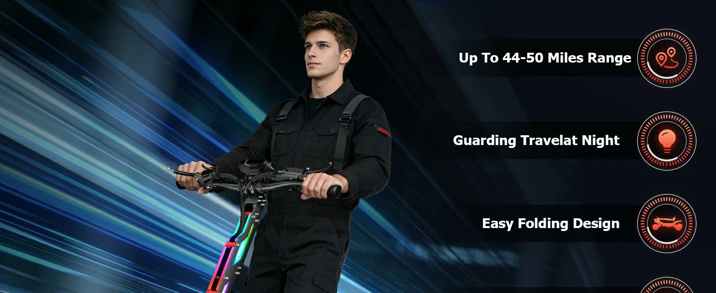 FREEBOY H10 scooter multifunctional handle operation display infographic