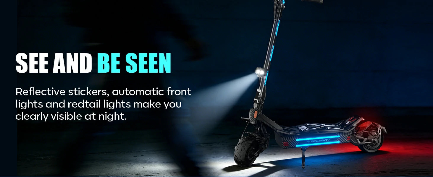 FREEBOY H16 scooter power system feature introduction infographic