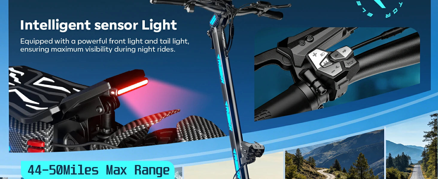 FREEBOY H16 electric scooter responsive braking structure detail picture