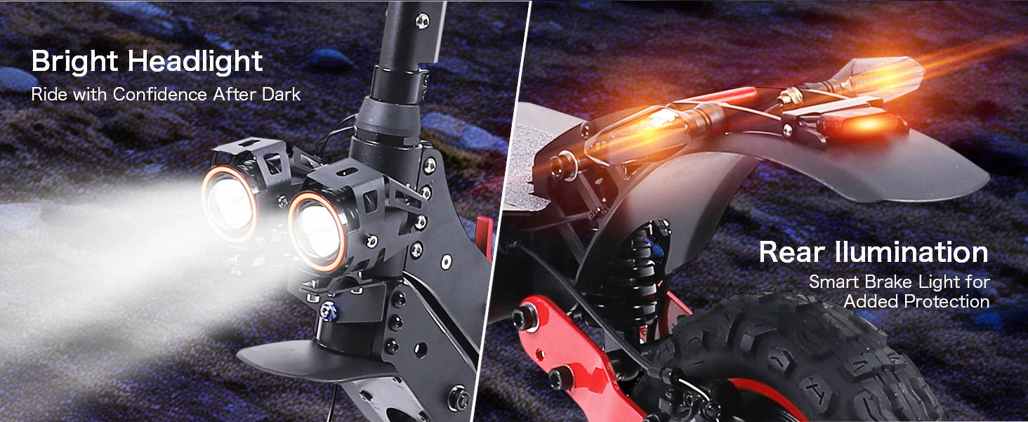 FREEBOY H6 scooter waterproof high brightness headlight performance introduction