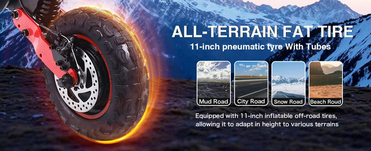 FREEBOY H6 scooter anti-slip wear resistant tire specification detail chart