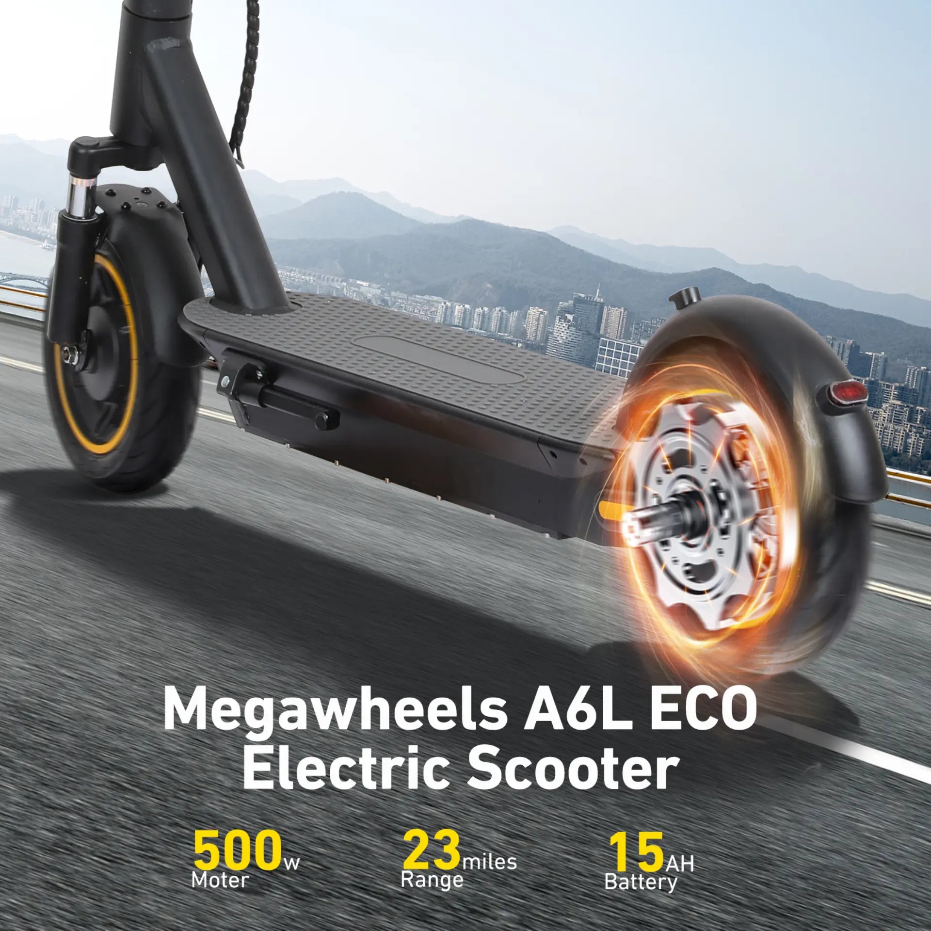 FREEBOY J05 electric scooter rubber tire performance introduction picture